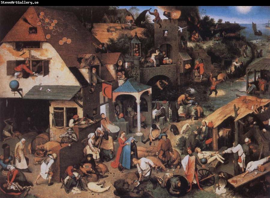 BRUEGHEL, Pieter the Younger Netherlandish Proverbs